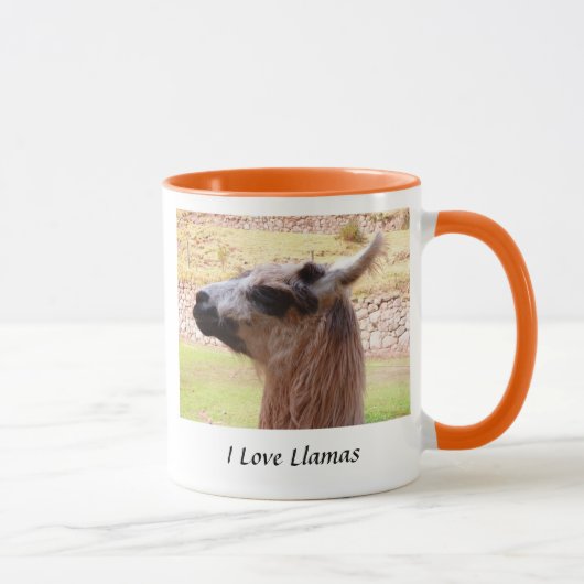 J'aime la tasse de lamas (Droite)