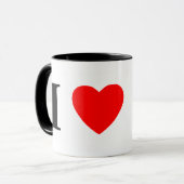 J'aime la tasse de Lhasa Apsos (Devant gauche)