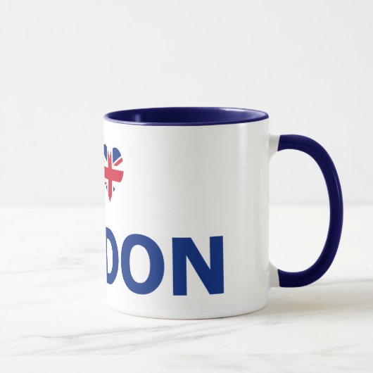 J'aime la tasse de Londres (Droite)