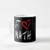 J'aime la tasse de maths (Devant gauche)