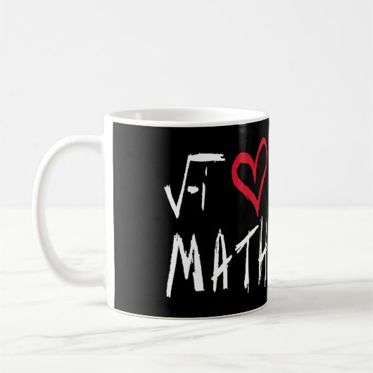 J'aime la tasse de maths (Gauche)