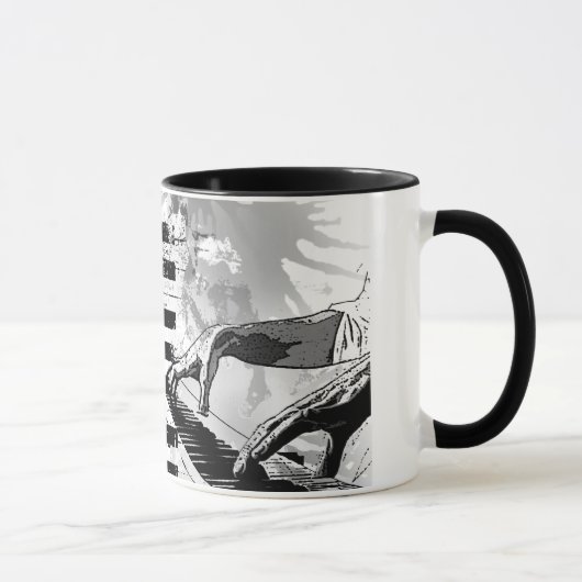 J'aime la tasse de piano (Droite)