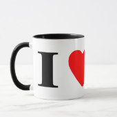 J'aime la tasse de rottweilers (Gauche)
