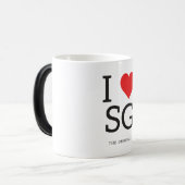 J'aime la tasse de SG de coeur de Singapour | I (Devant gauche)