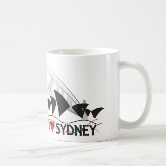 J'aime la tasse de Sydney (Droite)