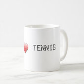 J'aime la tasse de tennis (Devant droit)
