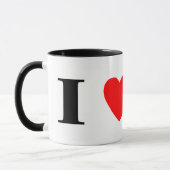 J'aime la tasse de terriers de Jack Russell (Gauche)