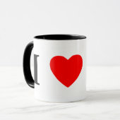 J'aime la tasse de terriers de Jack Russell (Devant gauche)