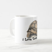 J'aime la tasse de tortues (Devant gauche)