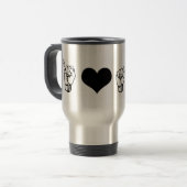 J'aime la tasse de voyage d'ASL (Devant gauche)