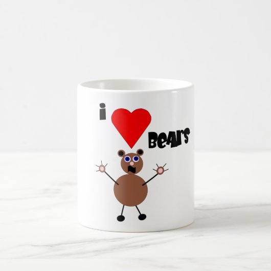 J'aime la tasse d'ours (Centre)