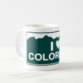 J'aime la tasse du Colorado (Devant gauche)