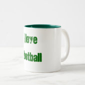 J'aime la tasse du football (Devant droit)
