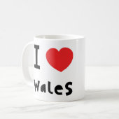 J'aime la tasse du Pays de Galles (Devant gauche)