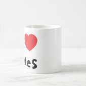 J'aime la tasse du Pays de Galles (Centre)