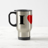 J'aime la tasse écossaise de voyage de terriers (Gauche)