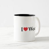 J'aime la tasse en bois (Devant droit)