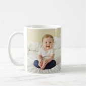 J'aime la tasse personnalisable de photo de (Gauche)