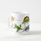 J'aime la tasse préhistorique de dinosaures (Devant gauche)