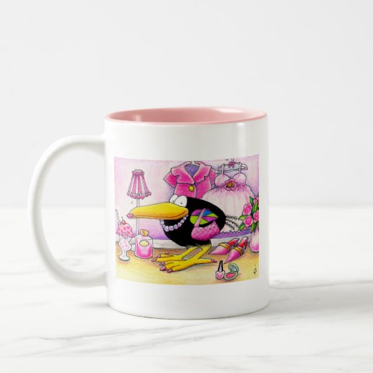 J'aime la tasse ROSE (Gauche)