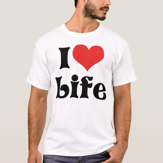 J'aime la vie T-Shirt (Devant)