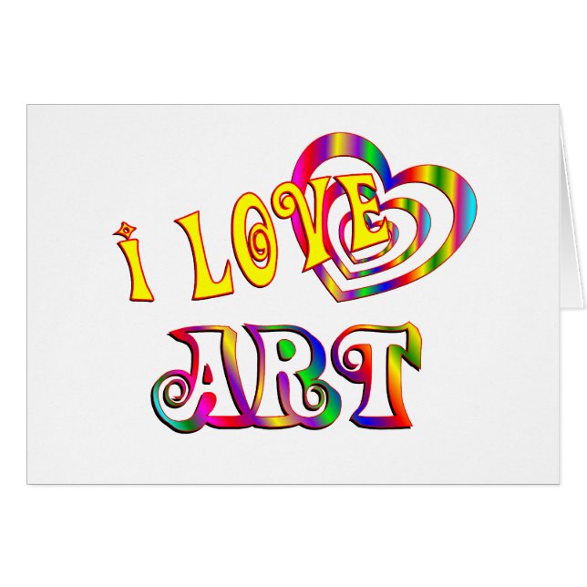J'aime l'art (Devant horizontal)