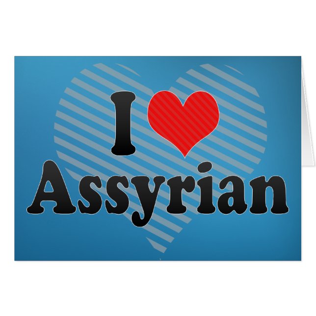 J'aime l'assyrien (Devant horizontal)