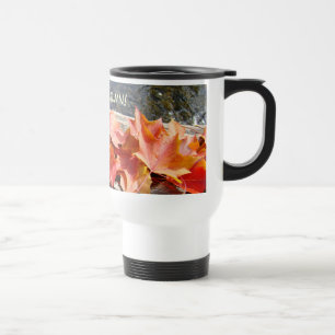J'aime l'automne ! Tasse de café Feuilles d'automn