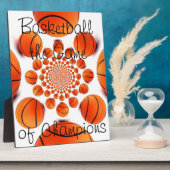 J'aime le Basketball le Jeu des Champions Plaque (Côté)