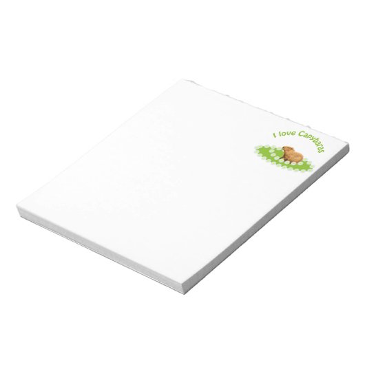 J'aime le Bloc-notes de notes de la série Capybara (Tourné)