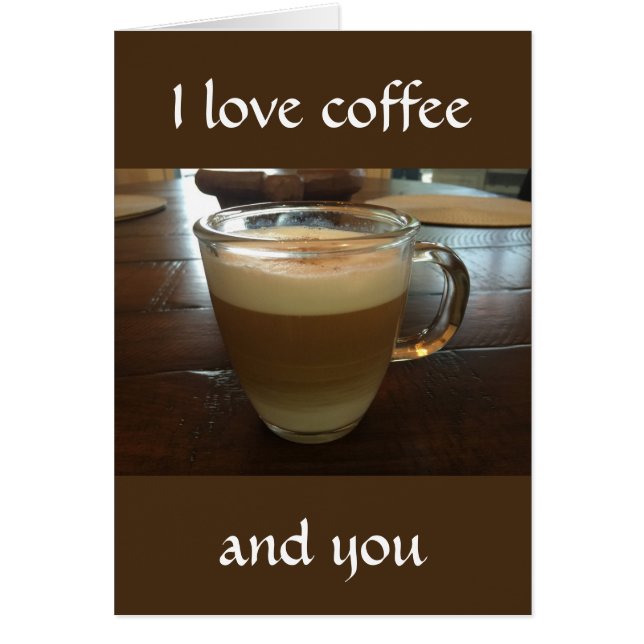 J'aime le café et toi (Devant)