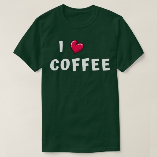 J'aime le café Tshirt Classic TShirt (Design devant)