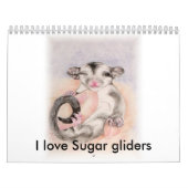 J'aime le calendrier de planeurs de sucre (Protection)