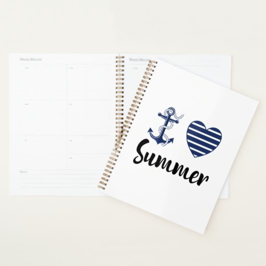 J'aime le Carnet d'été (Devant avec enveloppe)