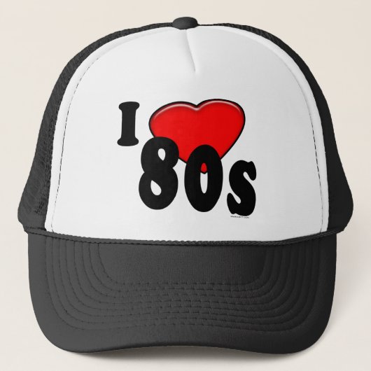 J'aime le casquette 80s (Devant)
