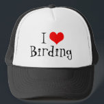 J'aime le casquette de camionneur de Birding<br><div class="desc">J'aime le casquette de camionneur de Birding</div>