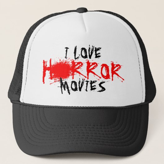 J'aime le casquette de films d'horreur pour des (Devant)