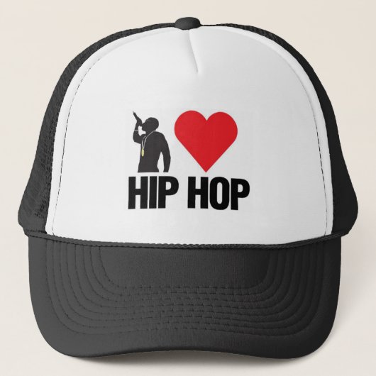 J'aime le casquette de hip hop (Devant)