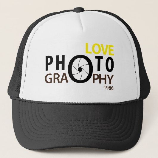 j'aime le casquette de photographie (Devant)