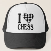 J'aime le casquette d'échecs (Devant)