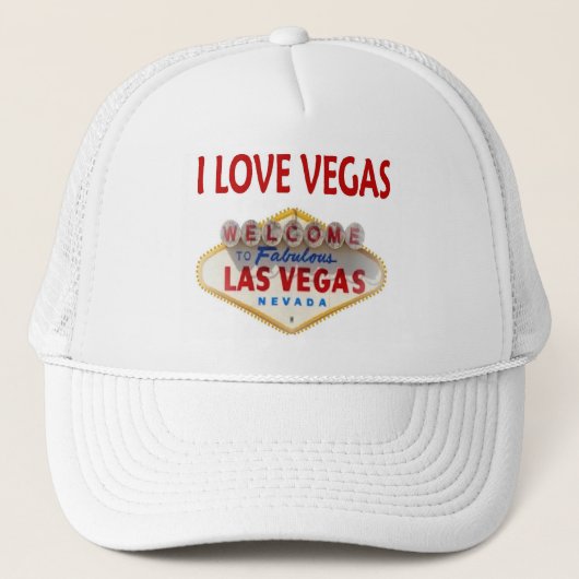 J'AIME LE CASQUETTE VEGAS (Devant)