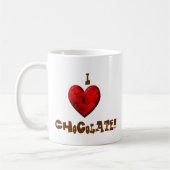 J'aime le chocolat ! Tasse (Gauche)