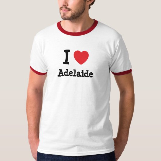 J'aime le coeur d'Adélaïde T-Shirt (Devant)
