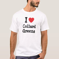 J'aime le coeur de Collard Greens T-Shirt