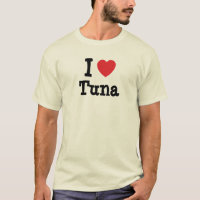 J'aime le coeur de Thon T-Shirt