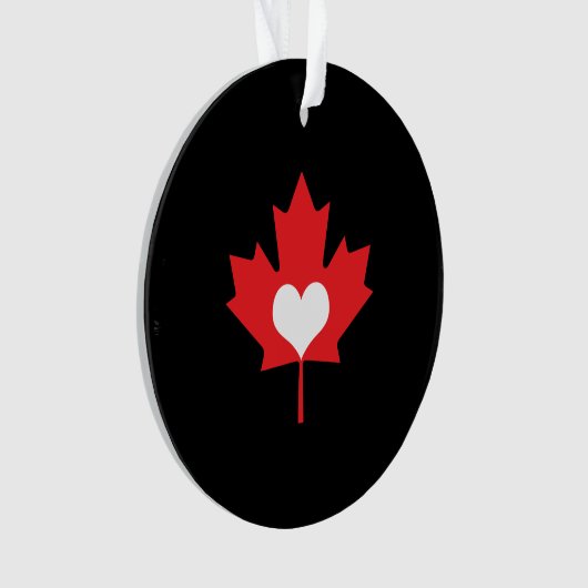 J'aime le coeur du Canada et la feuille d'érable (devant)