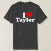 J'AIME LE COEUR TAYLOR TShirt (Design devant)
