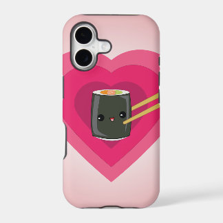 J'aime le coque iphone de petit pain de sushi de