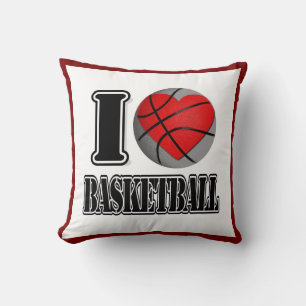 J'aime le Coussin de basket-ball