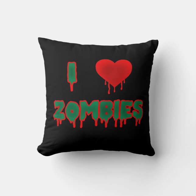 J'aime le coussin de zombis (Recto)